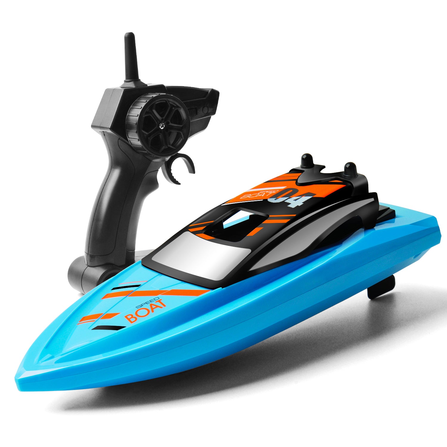 GizmoVine T04 Remote Control Boats for Pools and Lakes, 2.4GHz High Sp –  GizmoVine US Store