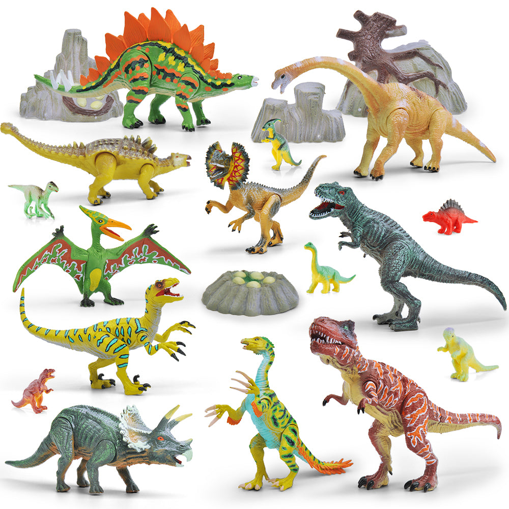 GizmoVine 20 PCs Dinosaur Toys - Toy Figures & Playsets – GizmoVine US ...